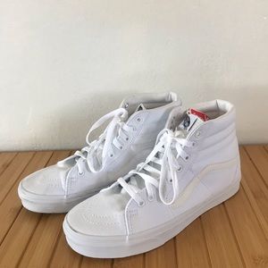 Vans hightops white